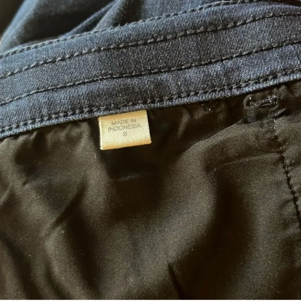 SET of 2 J.Jill Skinny Jeggings: Black & Dark Denim, Size 8 - Picture 9 of 9